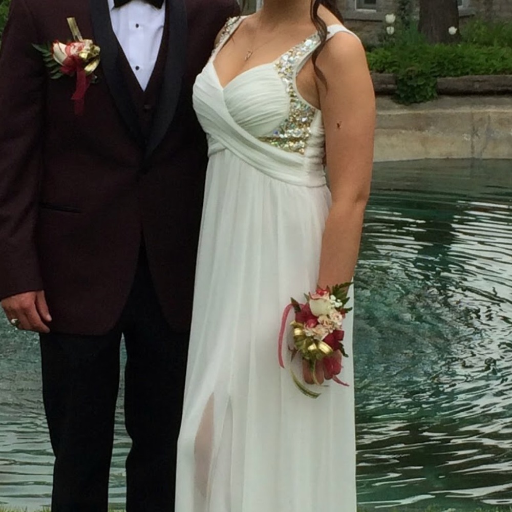 White long dress